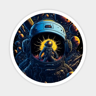 astronaut space planet Magnet